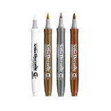 Artline Decorite Metallic Brush Marker - SCOOBOO - EDF-F/4PSH2 - Brush Pens