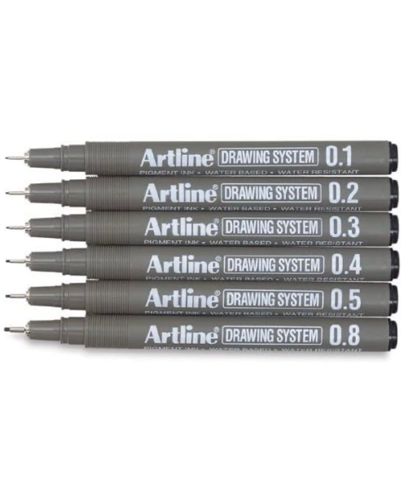 Artline Drawing System Technical Pens - SCOOBOO - 10256 - Drawing Pen