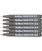 Artline Drawing System Technical Pens - SCOOBOO - 10256 - Drawing Pen