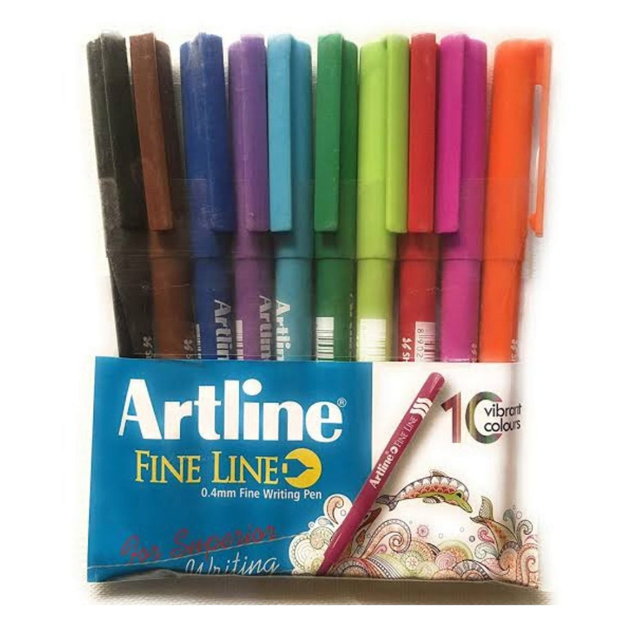 Artline Fineline Writing Pen 0.4mm - SCOOBOO - 10264 - Fineliner