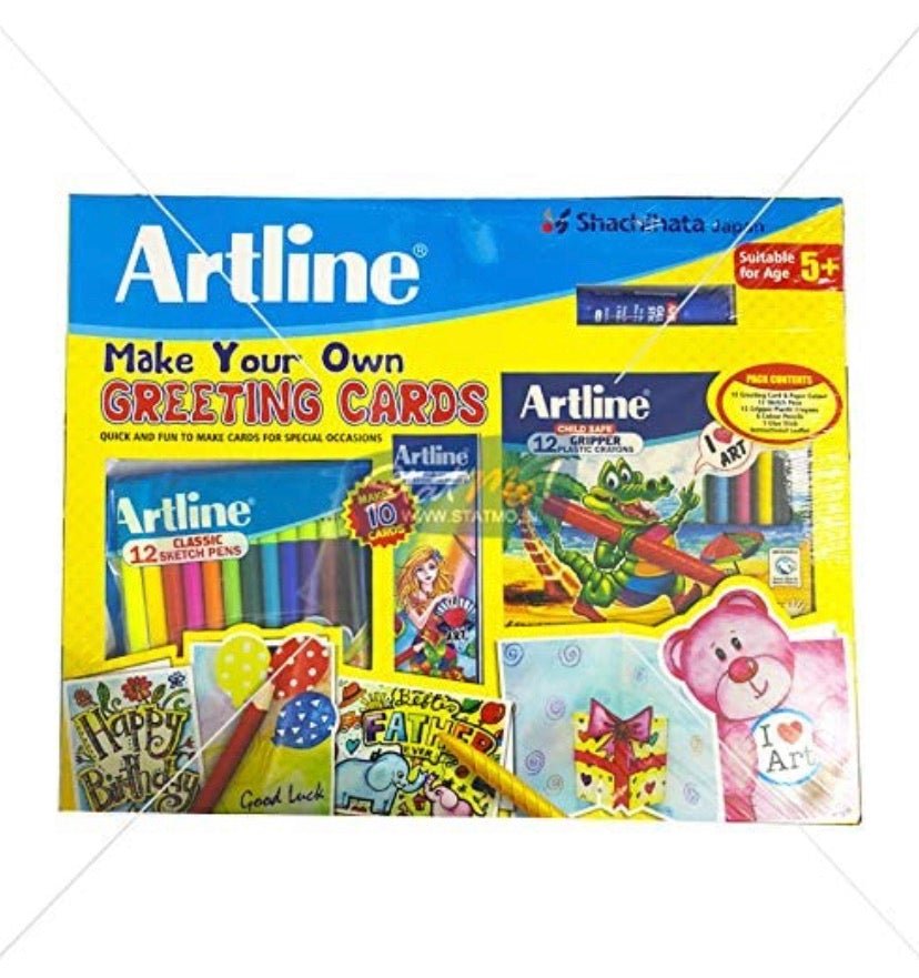 Artline Make Your Own Greeting Cards - SCOOBOO - DIY Box & Kids Art Kit