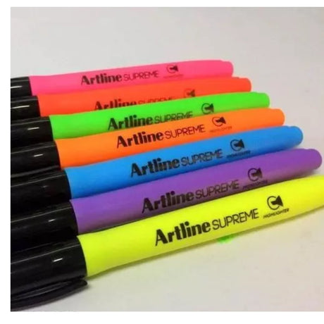 Artline Superme Assoorted Highlighter-8 Pcs - SCOOBOO - EPF-600/8CPV1 - Highlighter