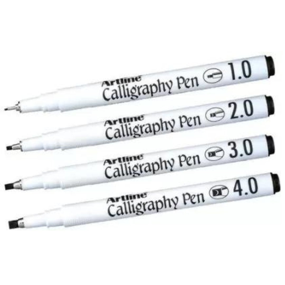 Artline Water Based Calligraphy Pen-Set of 4 - SCOOBOO - EK-240N/4PSH1 - Calligraphy Pens
