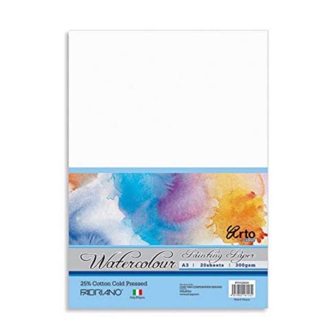 ARTO Fabriano Watercolour Paper - SCOOBOO - Loose Sheets