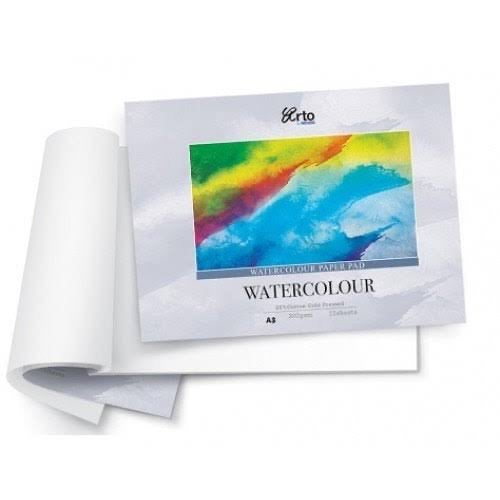Arto Watercolour Paper Pad A3 - SCOOBOO - CR37128 - Watercolour Pads & Sheets