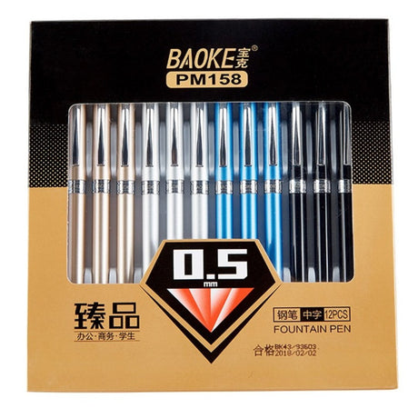 Baoke 0.5mm Black Ink Fountain Pen (PM 158) - SCOOBOO - PM158 - Fountain Pen