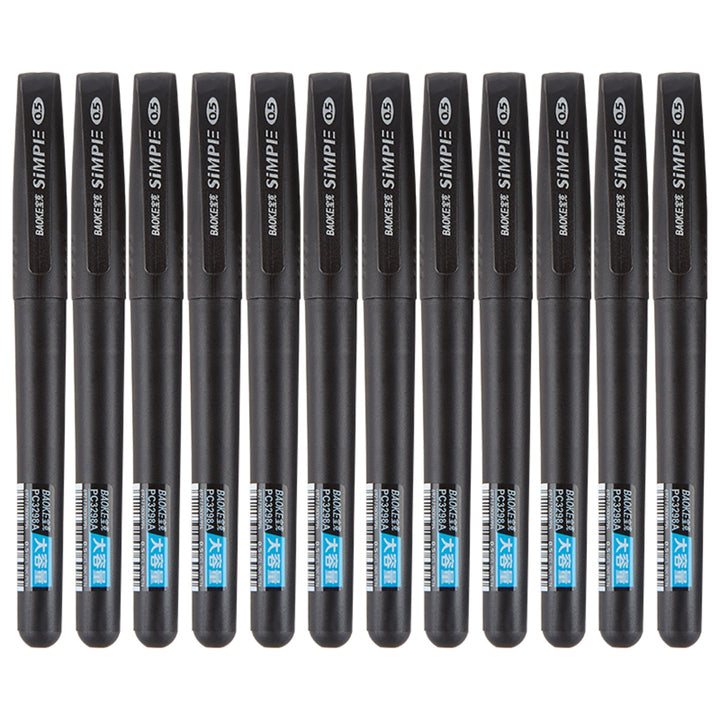 Baoke 0.5mm Ink Gel Pen (Pack of 10) PC 3298A - SCOOBOO - PC3298A - Gel Pens