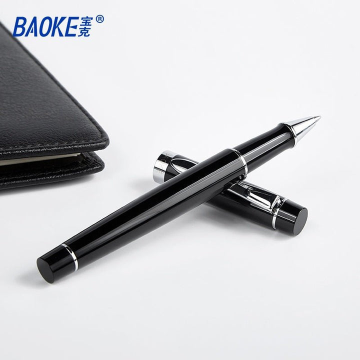 Baoke 0.7mm Black Ink Rollerball Pen - SCOOBOO - 1+1PM130A - Roller Ball Pen