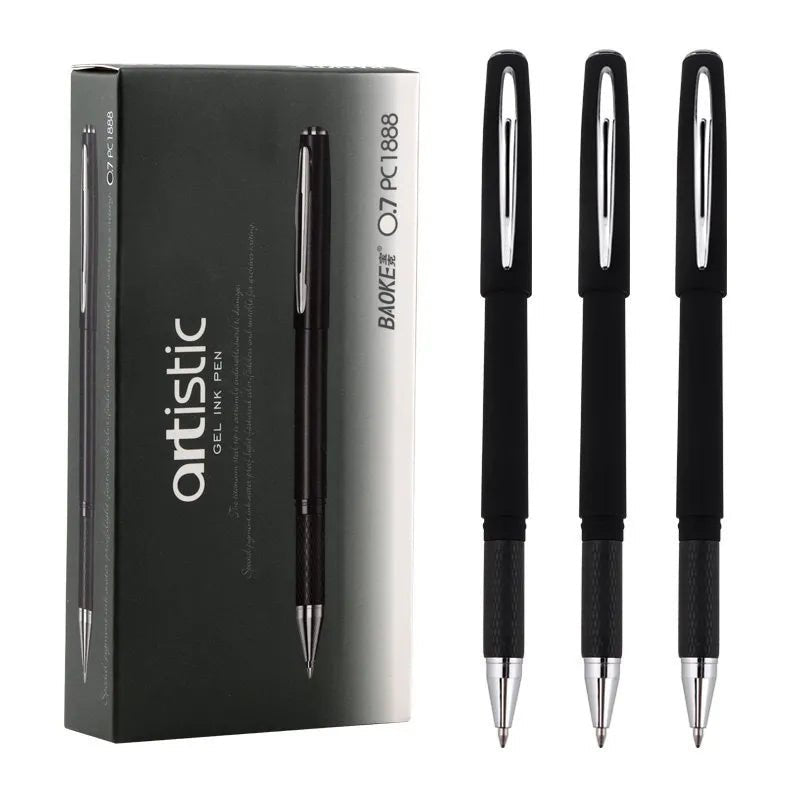 Baoke 0.7mm Gel Ink Pen (PC1888) - Pack of 3 - SCOOBOO - PC1888 - Gel Pens