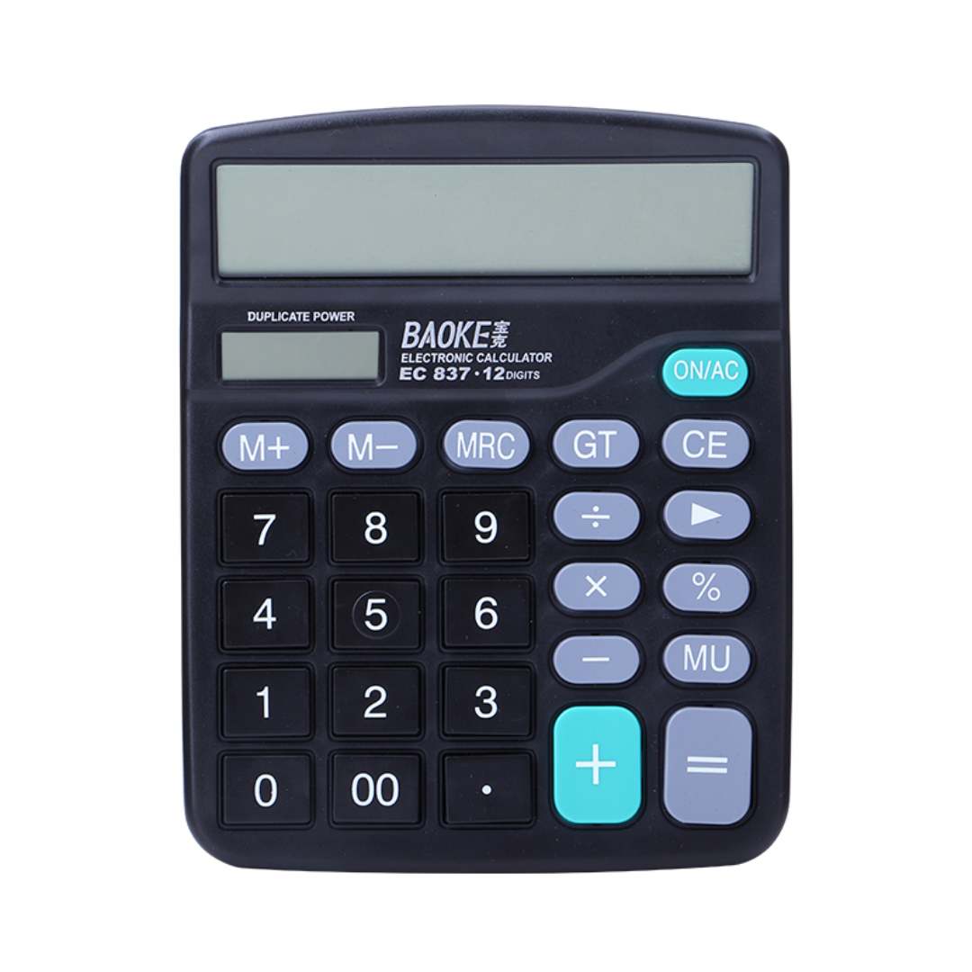 Baoke 12-digit calculator (EC837A) - SCOOBOO - EC837A - Digital Calculators