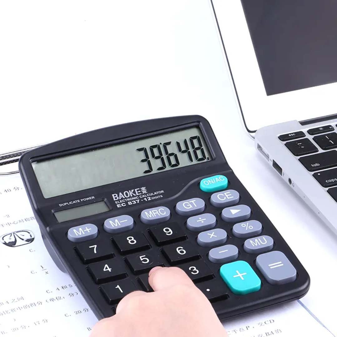 Baoke 12-digit calculator (EC837A) - SCOOBOO - EC837A - Digital Calculators