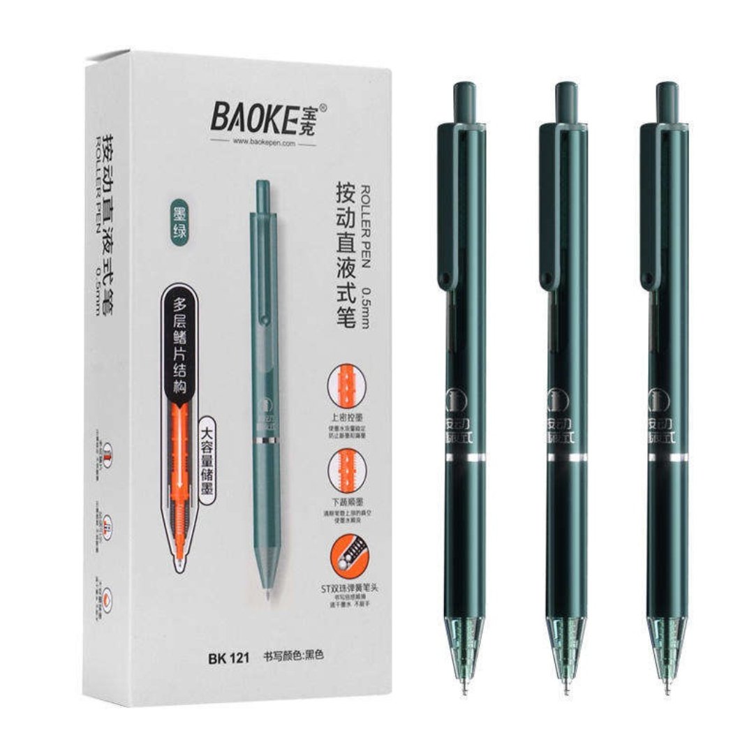 Baoke BK 121 Roller Pen 0.5mm - SCOOBOO - BK 121 - Gel Pens