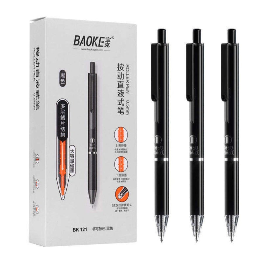 Baoke BK 121 Roller Pen 0.5mm - SCOOBOO - BK 121 - Gel Pens