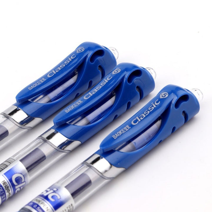 Baoke Classic Gel Ink Pens A35 0.5mm (Pack of 5 Pens) - SCOOBOO - A35 - Blue - Gel Pens