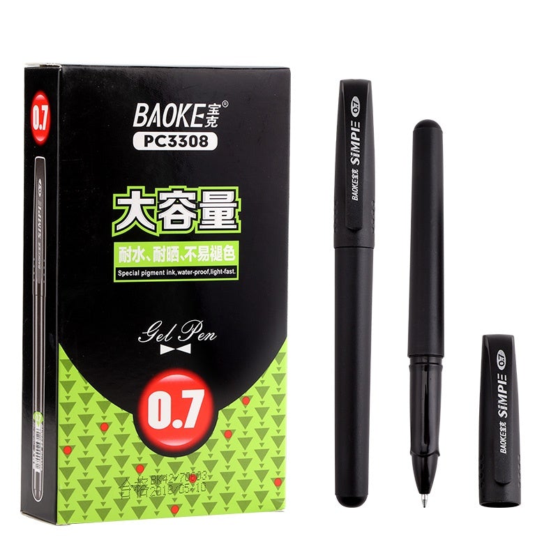 Baoke Gel Pens PC3308 0.7mm (Pack of 10) - SCOOBOO - PC3308 - Gel Pens