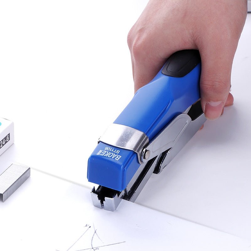 Baoke Handheld Blue Stapler (ST 1106) - SCOOBOO - ST1106 - Stapler & Punches