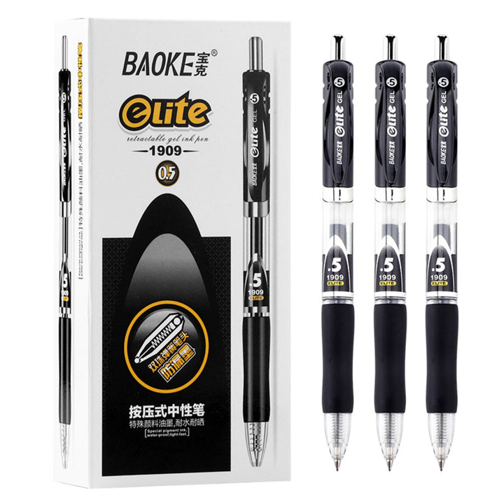 Baoke PC 1909 0.5mm Gel Pen (Pack of 2) - SCOOBOO - 1909 - Gel Pens