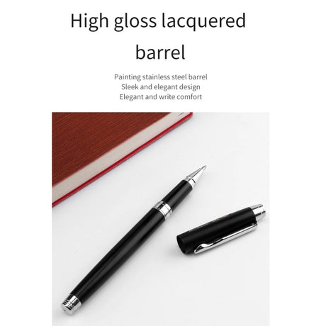 Baoke PM120 0.7mm Carbonic Black Ink Rollerball Pen - SCOOBOO - PM120 - Roller Ball Pen