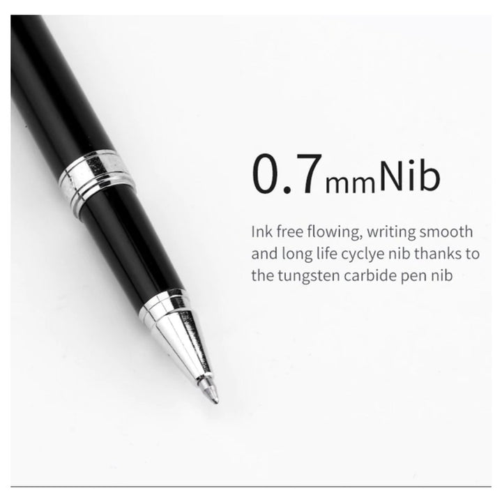 Baoke PM120 0.7mm Carbonic Black Ink Rollerball Pen - SCOOBOO - PM120 - Roller Ball Pen