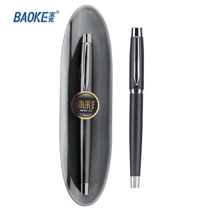 Baoke (PM181) 0.5mm Black Ink Gel Pen - SCOOBOO - PM181-BL - Gel Pens