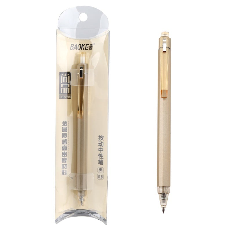 Baoke Retraceable Gel Pen 0.5mm (PC3698) - SCOOBOO - PC3698 - Gel Pens