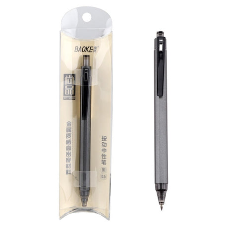 Baoke Retraceable Gel Pen 0.5mm (PC3698) - SCOOBOO - PC3698 - Gel Pens