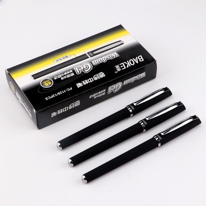Baoke Wisdom Gel Pens 0.5 - Pack of 3 - SCOOBOO - PC1128-black - Gel Pens