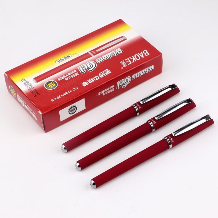 Baoke Wisdom Gel Pens 0.5 - Pack of 3 - SCOOBOO - PC1128-red - Gel Pens