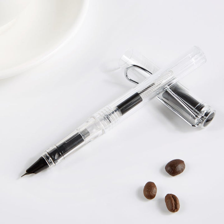 Baoke Zhengzi Free-flowing Fountain Pen Transparent pen 0.5mm-PN1009 - SCOOBOO - PN1009 - Fountain Pen