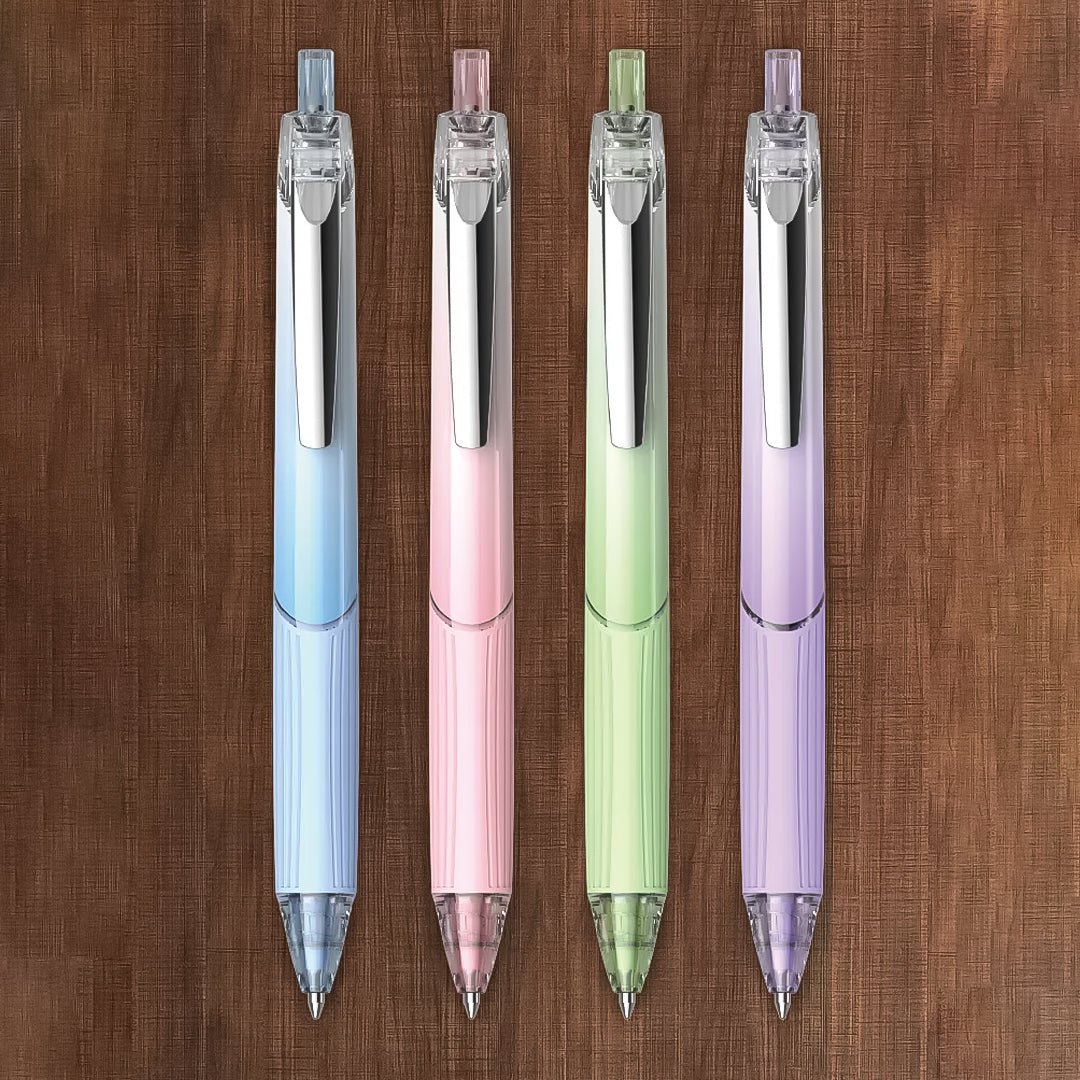 Beifa Huanyanshe Press Gel Pen- Set of 4 - SCOOBOO - GPF0102 - Gel Pens