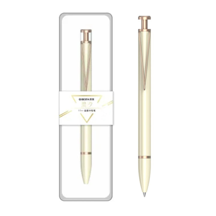 Beifa Metal Pressed Gel Pen 0.5mm - SCOOBOO - GPF0142-C - GEL PENS