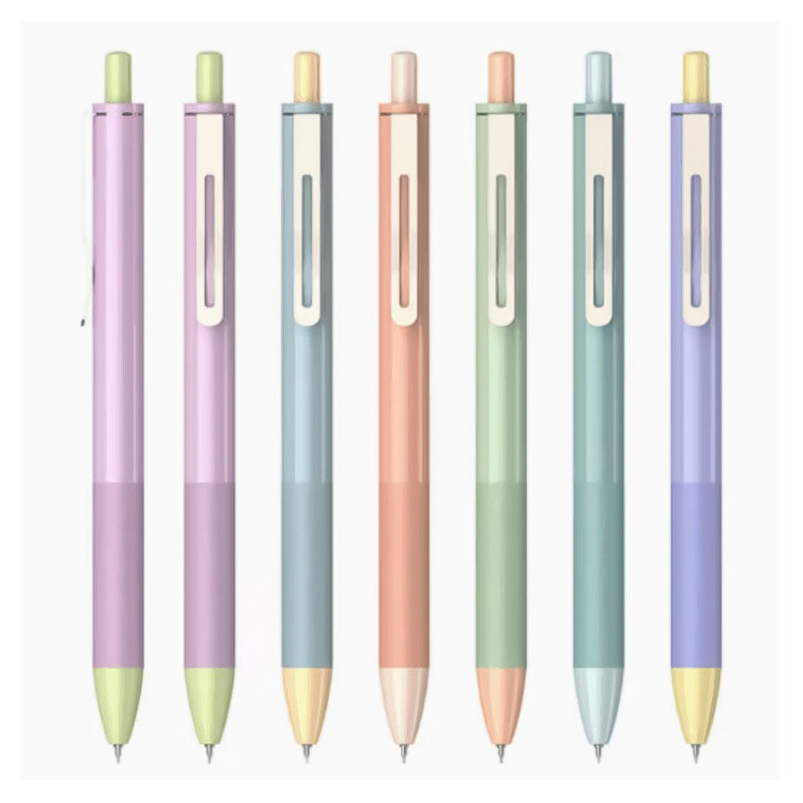 Beifa Morandi Press Neutral Gel Pens Black 0.5mm - SCOOBOO - GPF0170 - Gel Pens