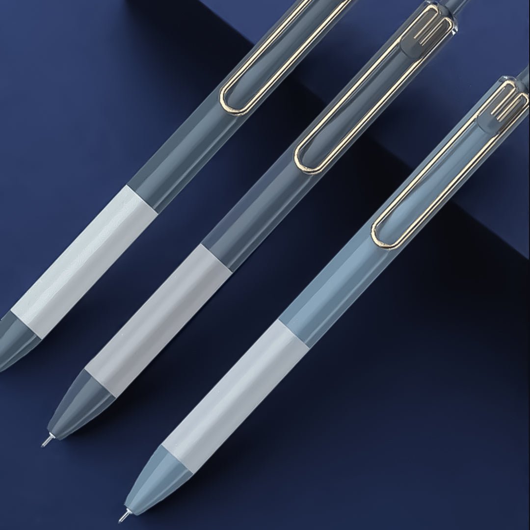 Beifa Morandi Retractable Gel Pen Black 0.5mm - SCOOBOO - GPF0082 - Gel Pens