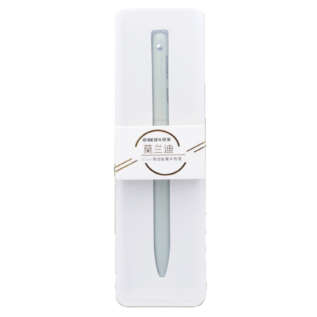 Beifa Morandi Twist Metal Matte Gel Pen - SCOOBOO - GPF0144-MP - GEL PENS