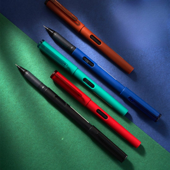 Beifa Retro Straight Liquid Roller Ball Pen Pack of 5 - SCOOBOO - GAF0023001 - Roller Ball Pen