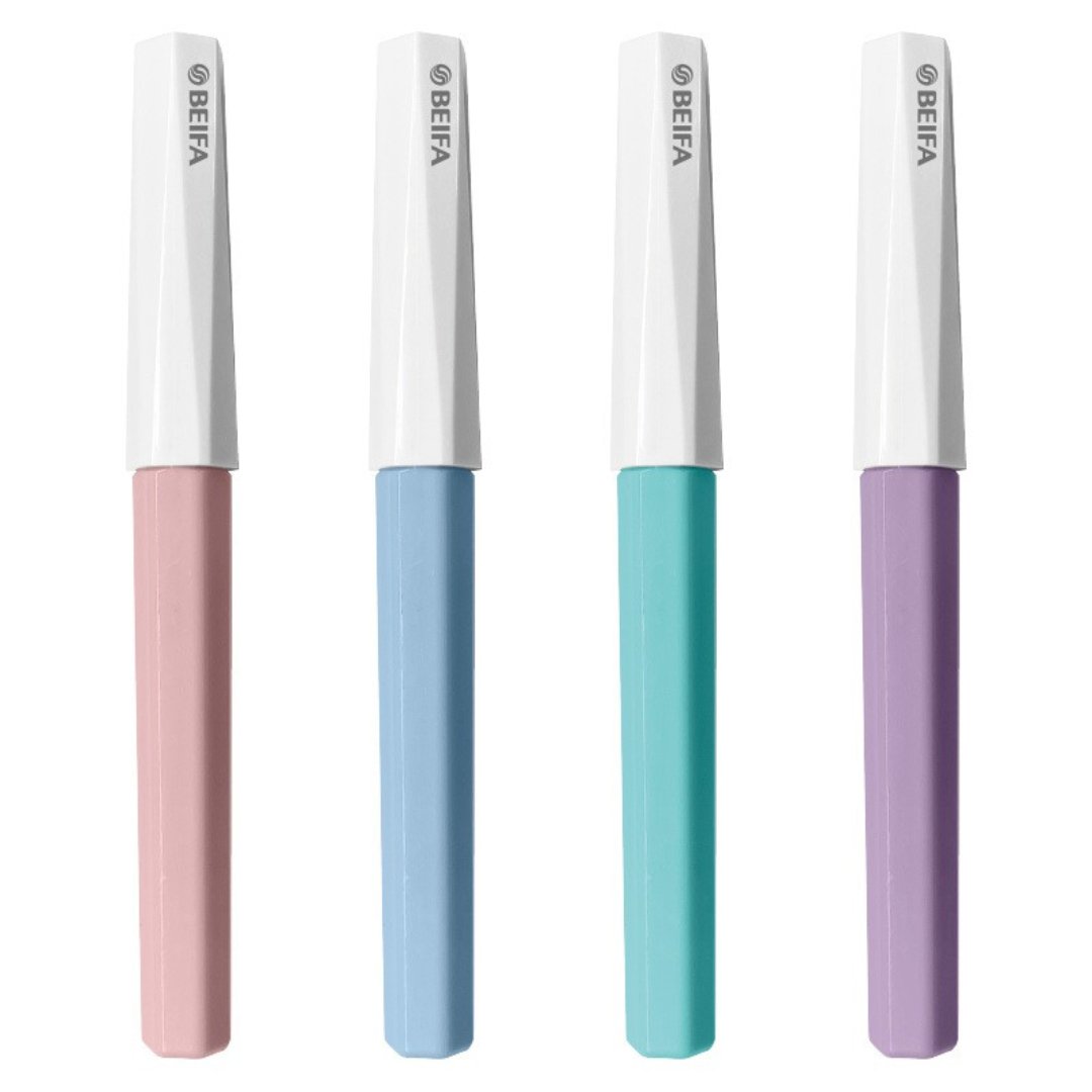 Beifa Ruler Beifa S-3.4mm Fountain Pen with Ink Cartridge - SCOOBOO - Beifa