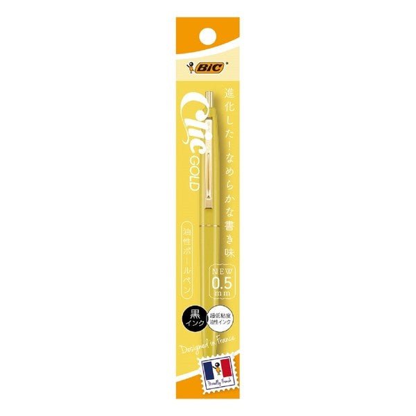 BIC Click Gold Ballpoint Pen - SCOOBOO - CFCGYLW05BLKJ - Ball Pen