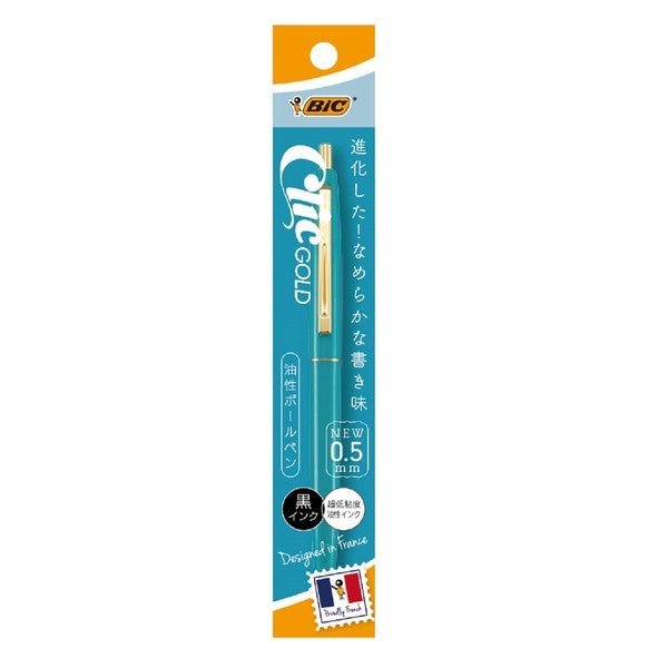 BIC Click Gold Ballpoint Pen - SCOOBOO - CFCGTGR05BLKJ - Ball Pen