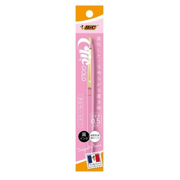 BIC Click Gold Ballpoint Pen - SCOOBOO - CFCGBPK05BLKJ - Ball Pen