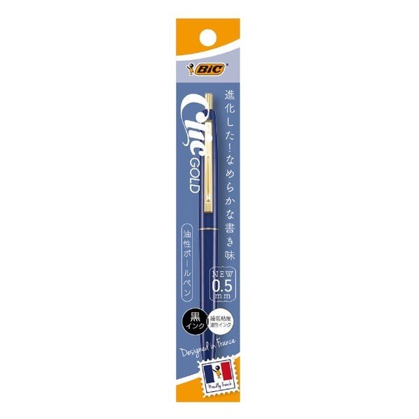 BIC Click Gold Ballpoint Pen - SCOOBOO - CFCGRBL05BLKJ - Ball Pen