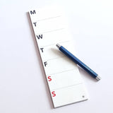 BOLD WEEKLY NOTEPAD | LONG - SCOOBOO - Weekly-Long - Planners