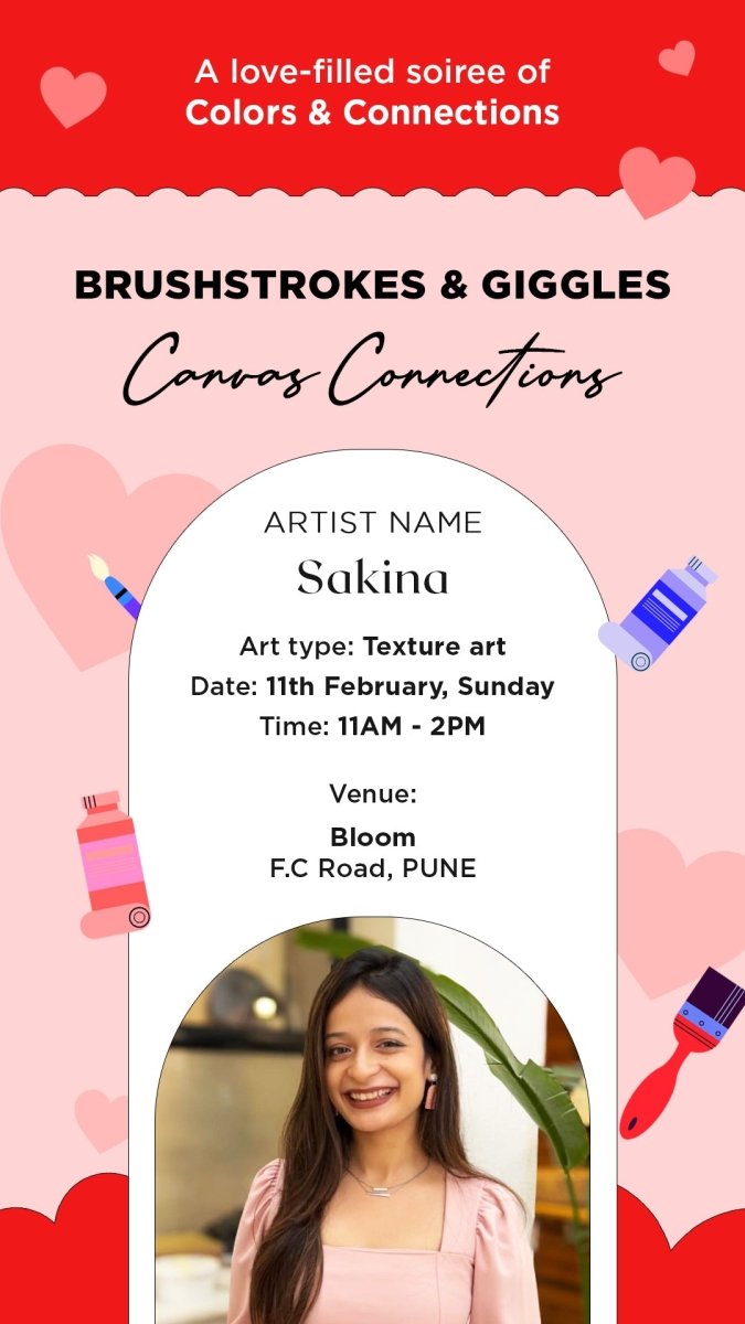 Brushstrokes and Giggles - Canvas Connections(Feb, 2024) - SCOOBOO - Art Workshop