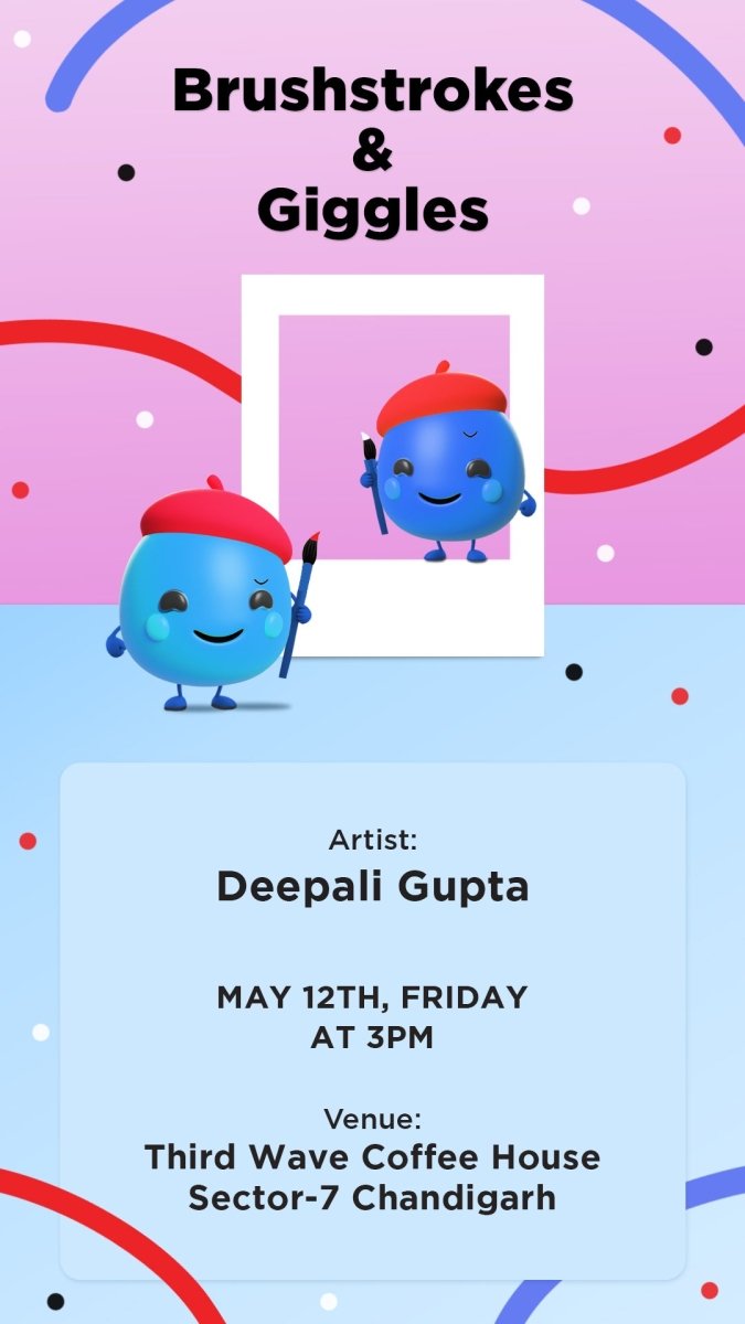 Brushstrokes and Giggles with Deepali Gupta (May, 2023) - SCOOBOO - -