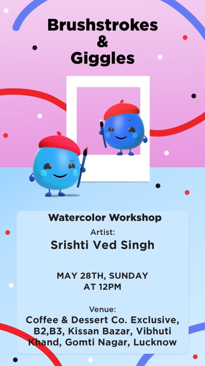 Brushstrokes and Giggles with Srishti Ved Singh (May, 2023) - SCOOBOO - -