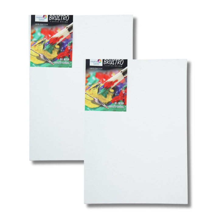 Brustro 100% Cotton Canvas Board - SCOOBOO - Watercolour Pads & Sheets