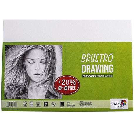 Brustro A4 & A5 Drawing Sheets - SCOOBOO - BRSD2050 - Loose Sheets