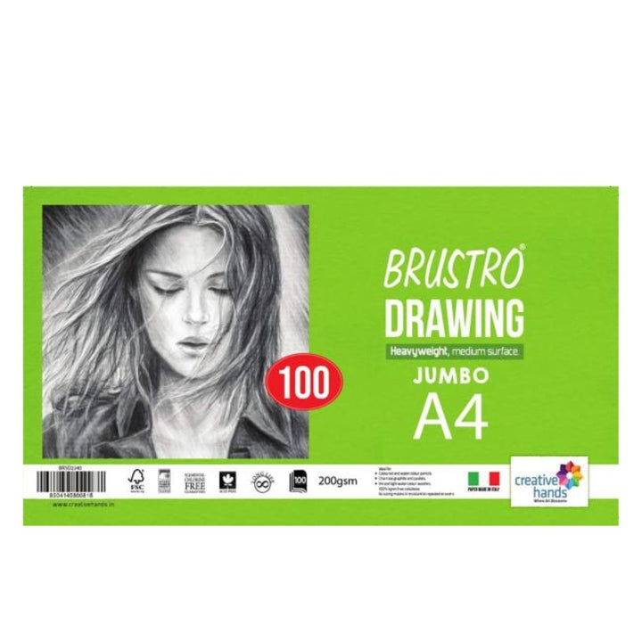 Brustro A4 & A5 Drawing Sheets - SCOOBOO - BRSD2040S - Loose Sheets