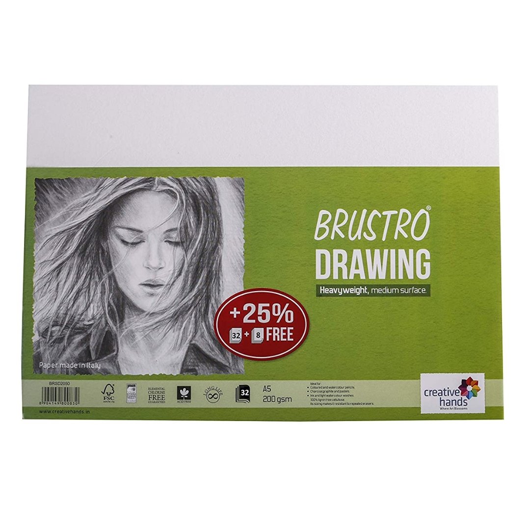 Brustro A4 & A5 Drawing Sheets - SCOOBOO - BRSD2050 - Loose Sheets