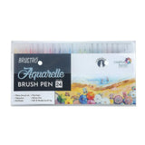 Brustro Aquarelle Brush Pen - SCOOBOO - BR9300BP24 - Brush Pens