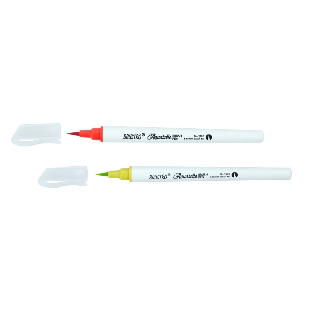 Brustro Aquarelle Brush Pen - SCOOBOO - BR9300BP24 - Brush Pens